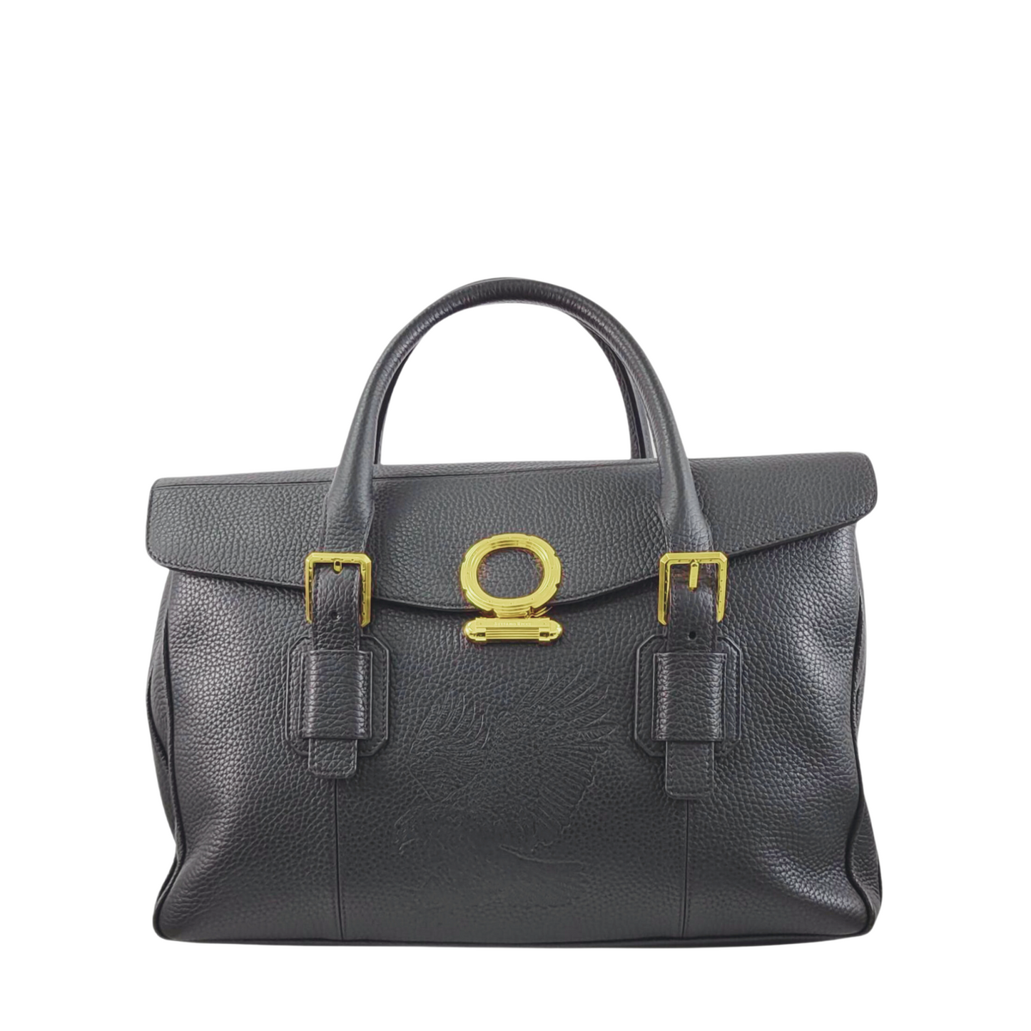 Stefano Ricci Debossed-Logo Briefcase