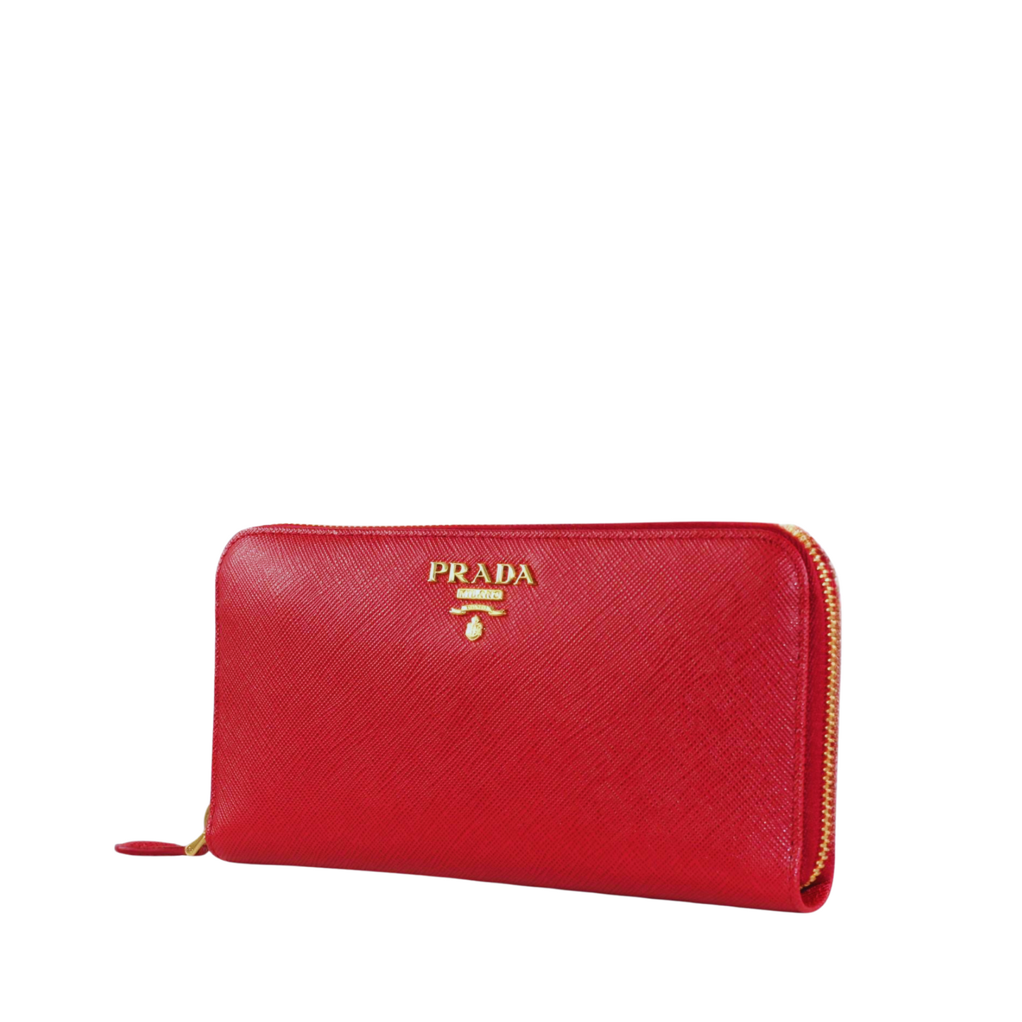 Prada Long Wallet Red