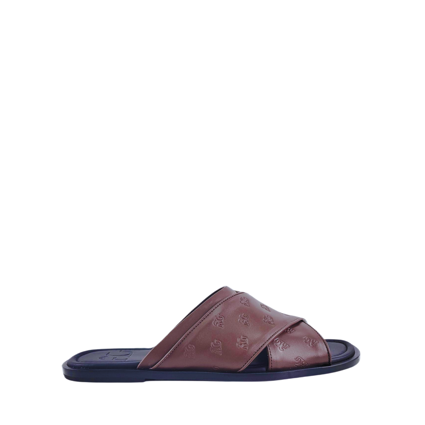 Angel Galasso Men's Slipper Brown