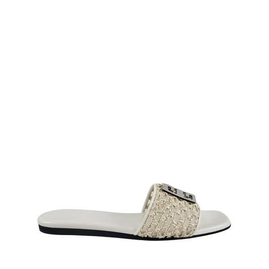 Givenchy 4G Sandals  Ivory