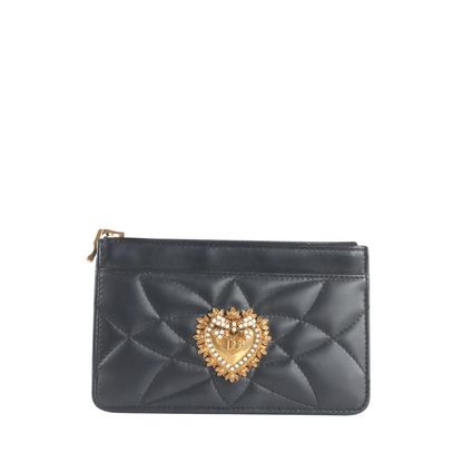 Dolce & Gabbana Medium Devotion Quilted Card Holder