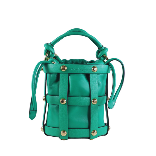 Salvatore Ferragamo Cage Bucket Bag