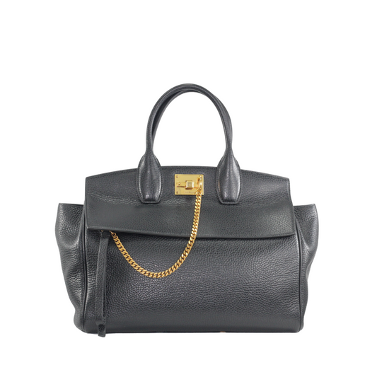 Salvatorre Ferragamo Structured Tote Bag