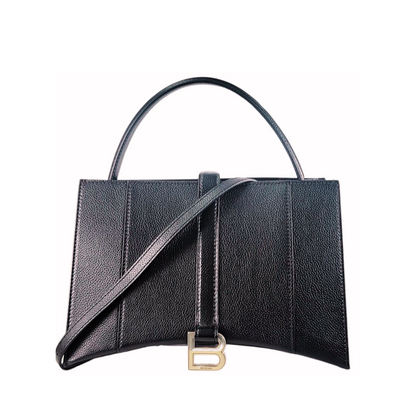 Balenciaga Hourglass East West Tote Bag Black