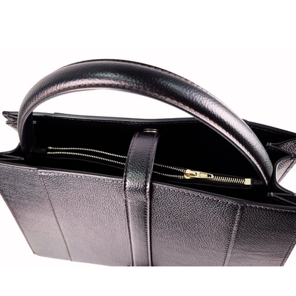 Balenciaga Hourglass East West Tote Bag Black