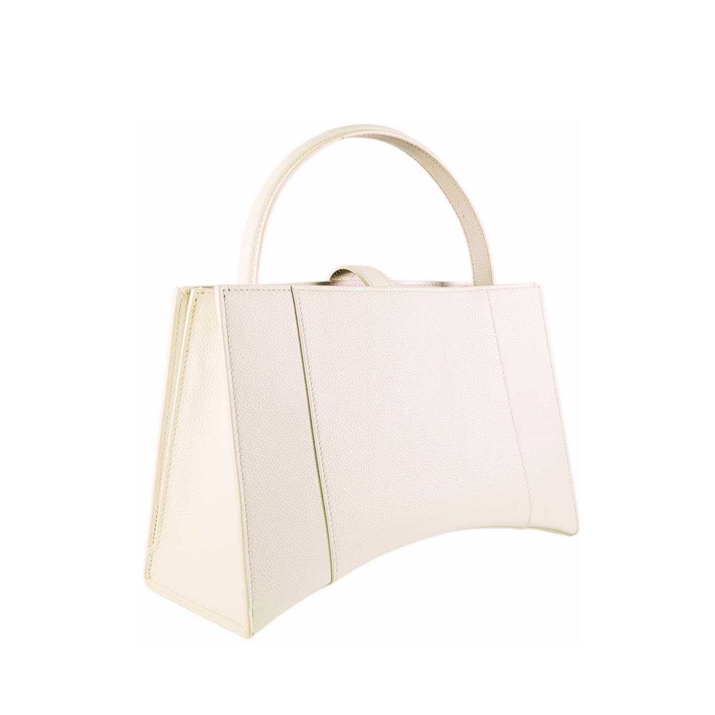 Balenciaga Hourglass East West Tote Bag White