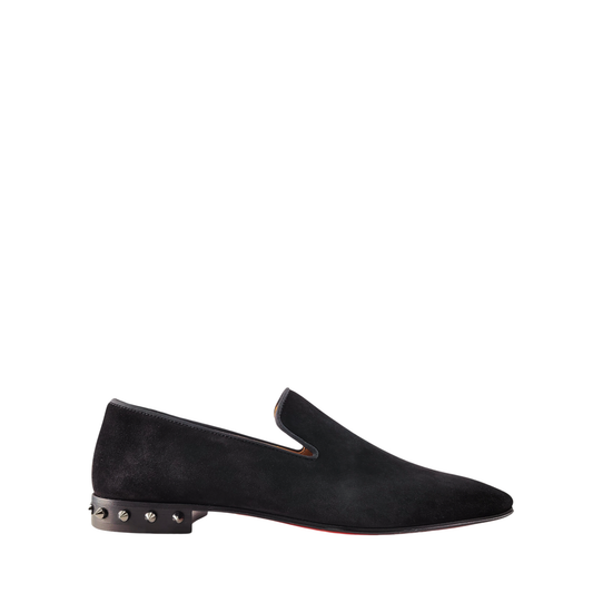 Christian Louboutin Marquees Velvet Spike Loafers