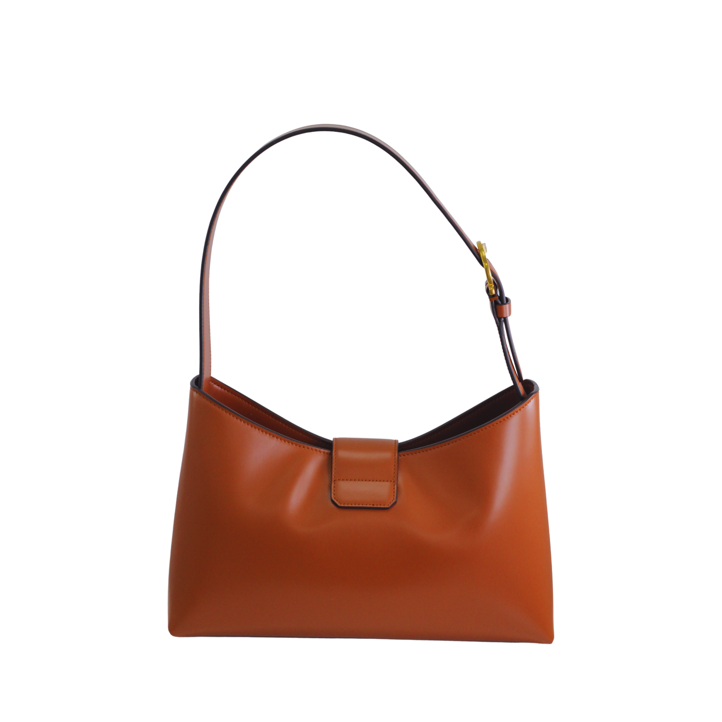 Ferragamo Trifolio Brown Shoulder Bag