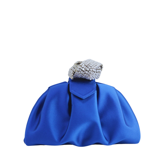 Giuseppe Zanotti Tobiko Blue Clutch Bag