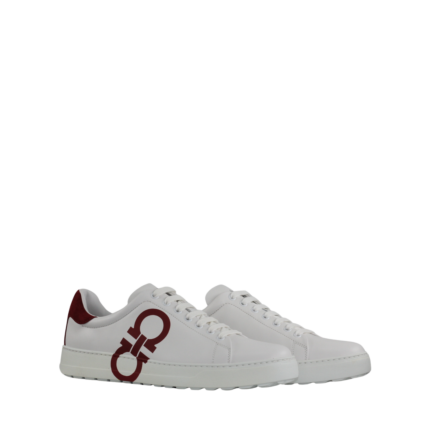 Number Sneakers White/Red