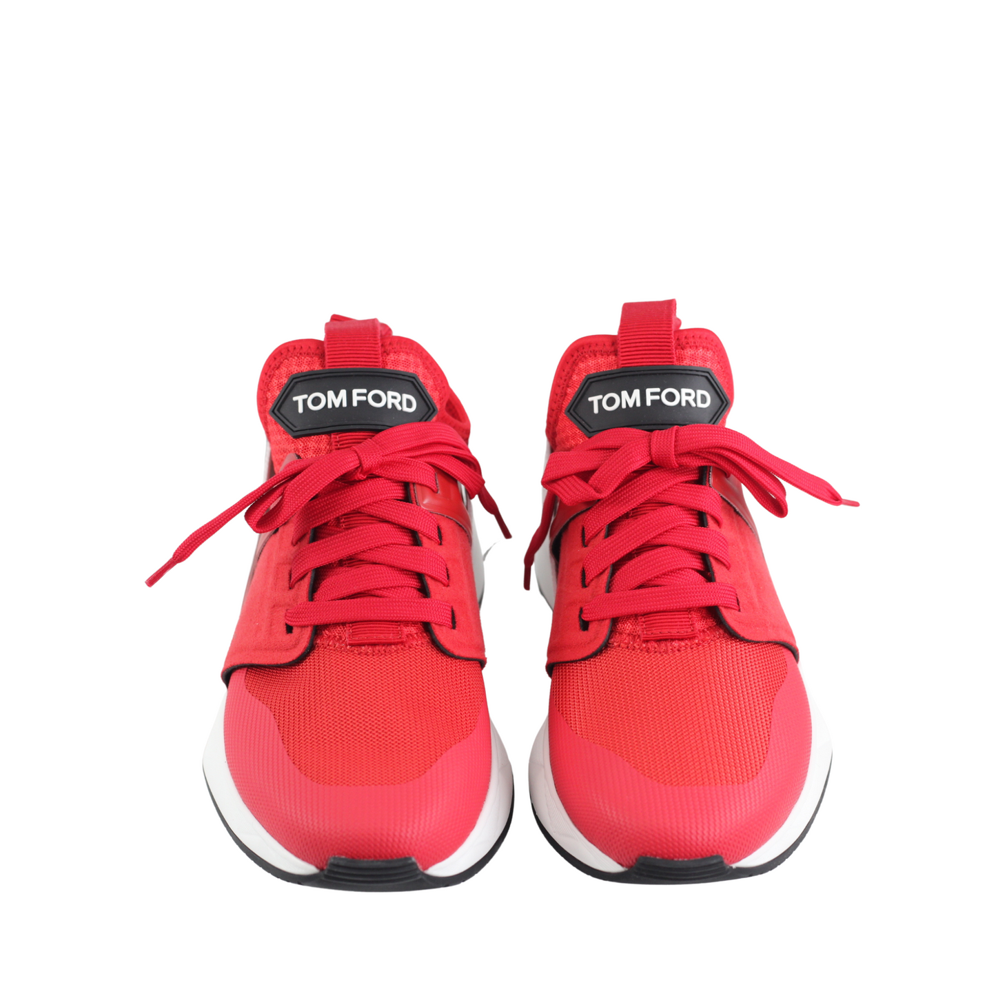 Tom Ford Red & White Sneakers