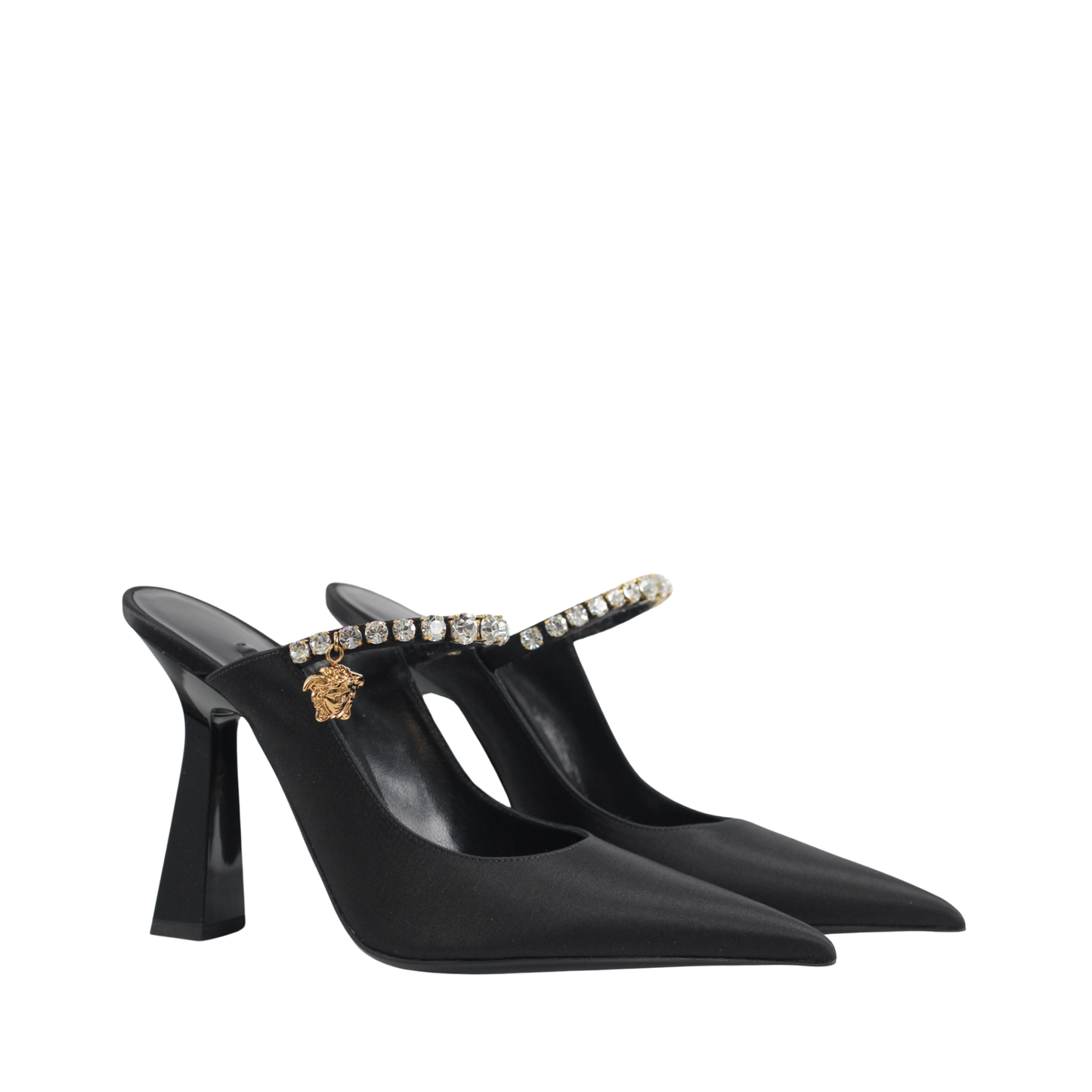 Versace Sabot Black Sandals