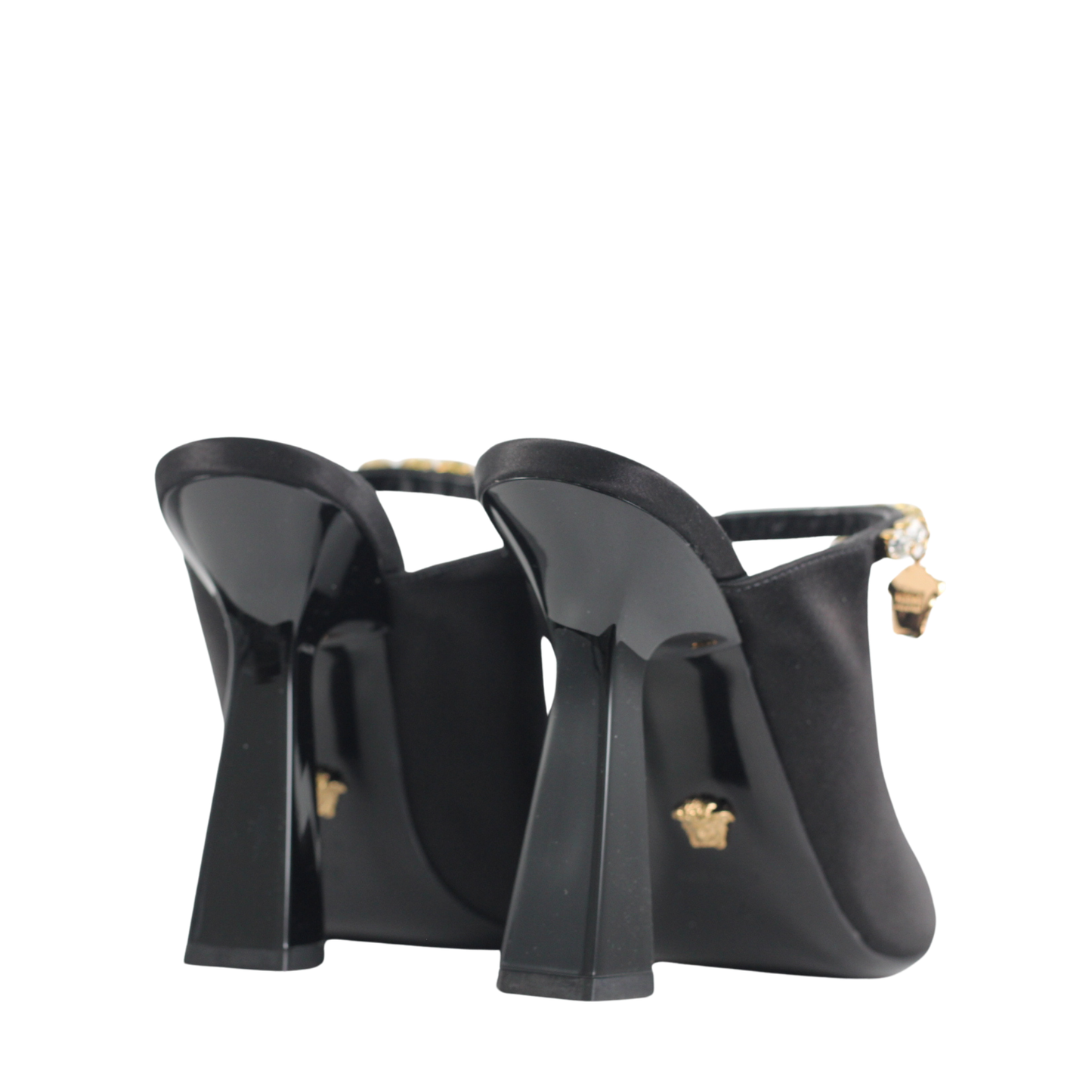 Versace Sabot Black Sandals