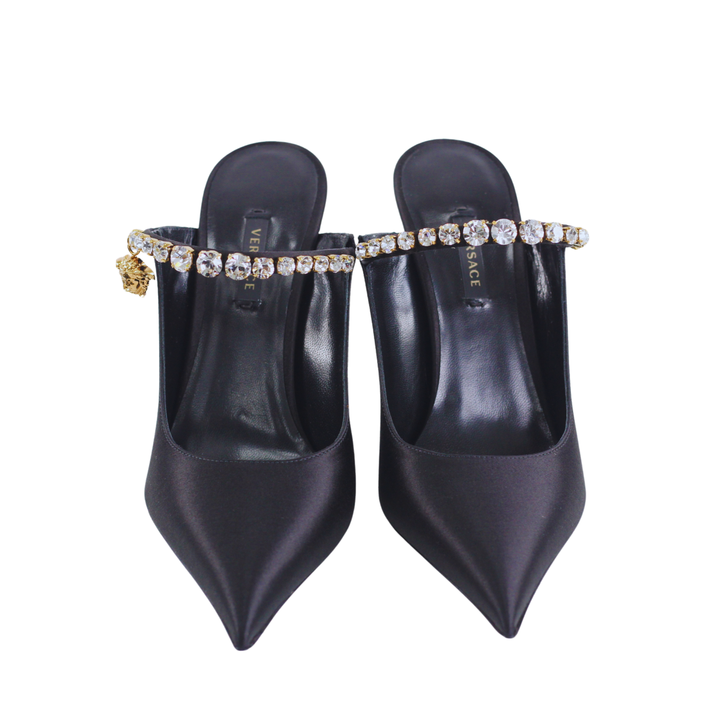 Versace Sabot Black Sandals