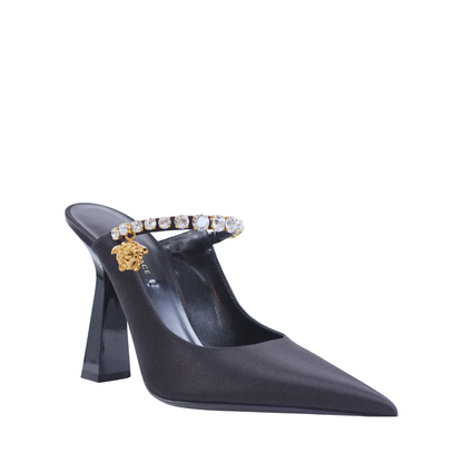 Versace Sabot Black Sandals